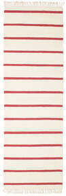  Wool Rug 80X250 Dorri Stripe White/Red Runner
 Small