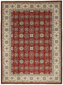  Oriental Ilam Sherkat Farsh Silk Rug 250X348 Brown/Beige Large Persia/Iran