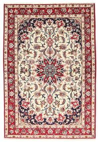 110X160 Isfahan Seidenkette Teppich Orientalischer (Wolle, Persien/Iran)