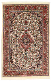  Orientalischer Ilam Sherkat Farsh Seide Teppich 104X160 Braun/Orange Persien/Iran