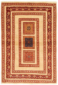 絨毯 ペルシャ ギャッベ キャシュクリ 115X165 ベージュ/茶色 (ウール, ペルシャ/イラン)