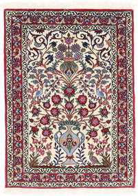  Persischer Isfahan Seidenkette Teppich 72X99