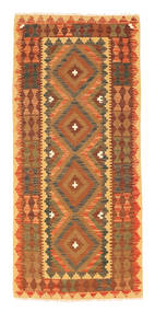  Orientalischer Kelim Afghan Old Stil Teppich 94X198 Wolle, Afghanistan Carpetvista