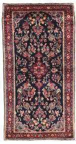  Orientalischer Sarough Teppich 65X128 Wolle, Persien/Iran Carpetvista