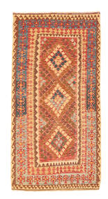  Orientalischer Kelim Afghan Old Stil Teppich 105X204 Wolle, Afghanistan Carpetvista