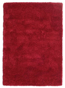 Shaggy Sadeh 120X170 Small Red Plain (Single Colored) Rug