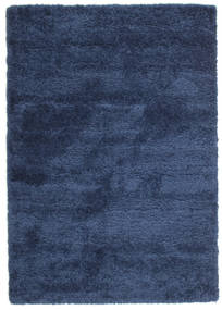 Shaggy Sadeh 160X230 Blue Plain (Single Colored) Rug