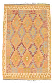  120X194 Small Kilim Afghan Old Style Rug Wool, Carpetvista