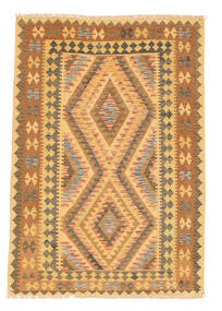  143X197 Small Kilim Afghan Old Style Rug Wool, Carpetvista