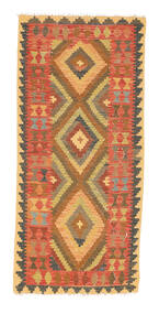  90X202 Small Kilim Afghan Old Style Rug Wool, Carpetvista