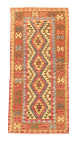  Kilim Afghan Old Style Rug 93X198 Wool Small Carpetvista