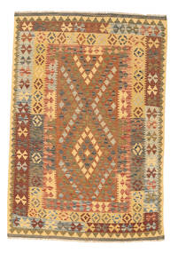  144X194 Small Kilim Afghan Old Style Rug Wool, Carpetvista