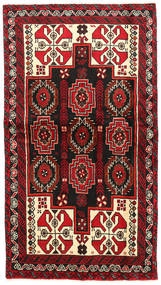 絨毯 オリエンタル バルーチ Fine 100X182 茶色/レッド (ウール, ペルシャ/イラン)