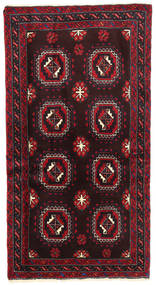  Orientalischer Belutsch Fine Teppich 95X181 Wolle, Persien/Iran Carpetvista
