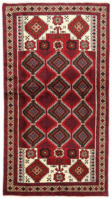Tapete Persa Balúchi Fine 104X190 Vermelho Escuro/Castanho (Lã, Pérsia/Irão)