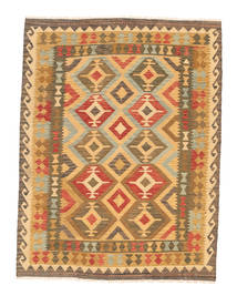 150X194 Small Kilim Afghan Old Style Rug Wool, Carpetvista