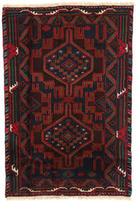  91X134 Small Baluch Fine Rug Wool, Carpetvista
