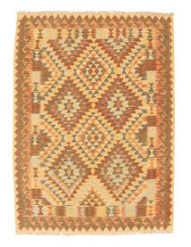  150X199 Small Kilim Afghan Old Style Rug Wool, Carpetvista
