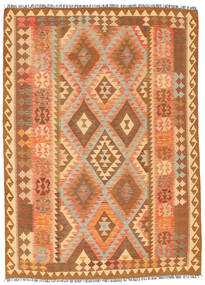 Kilim Afghan Old Style Rug 154X206 Wool, Afghanistan Carpetvista