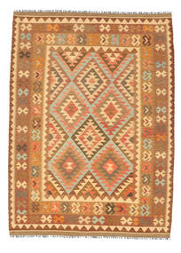  158X214 Small Kilim Afghan Old Style Rug Wool, Carpetvista