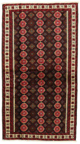  Orientalischer Belutsch Fine Teppich 107X194 Braun/Dunkelrot Wolle, Persien/Iran Carpetvista