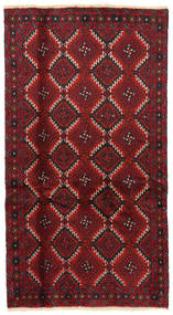 103X184 Tapis D'orient Baloutche Fine Rouge Foncé/Marron (Laine, Perse/Iran) Carpetvista
