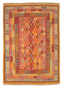  231X313 Grande Kilim Afghan Old Style Alfombra Lana, Carpetvista