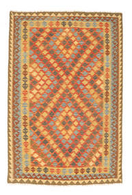  162X244 Kelim Afghan Old Stil Teppich Wolle, Carpetvista
