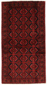  Beluch Fine Tepih 108X198 Perzijski Vuneni Tamno Crvena/Braon Mali Sag Carpetvista