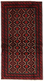  Oosters Beluch Fine Vloerkleed 98X185 Bruin/Donkerrood Wol, Perzië/Iran Carpetvista