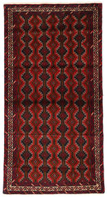  Orientalisk Beluch Fine Matta 97X188 Mörkröd/Röd Ull, Persien/Iran Carpetvista