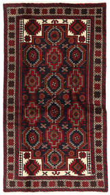  Oosters Beluch Fine Vloerkleed 100X180 Donkerrood/Rood Wol, Perzië/Iran Carpetvista