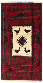 Beluch Fine Vloerkleed 88X162 Wol, Perzië/Iran Carpetvista