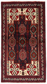  Oriental Baluch Fine Rug 100X180 Dark Red/Red Wool, Persia/Iran Carpetvista