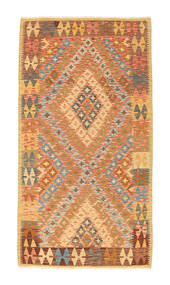  100X192 Klein Kelim Afghan Old Stil Teppich Wolle, Carpetvista
