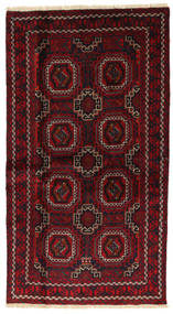 Beluch Fine Teppe 104X193 Mørk Rød/Rød Ull, Persia/Iran Carpetvista