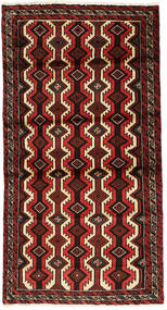 98X183 Dywan Orientalny Beludż Fine Brunatny/Czerwony (Wełna, Persja/Iran) Carpetvista