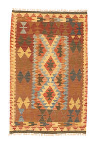  94X147 Small Kilim Afghan Old Style Rug Wool, Carpetvista