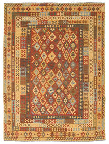 243X338 Large Kilim Afghan Old Style Rug Wool, Carpetvista