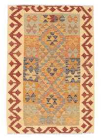  101X148 Small Kilim Afghan Old Style Rug Wool, Carpetvista
