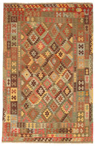  Kilim Afghan Old Style Rug 194X289 Wool Carpetvista