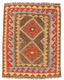  Kilim Afghan Old Style Rug 93X108 Wool Small Carpetvista