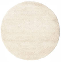  Ø 150 Plain (Single Colored) Shaggy Rug Small Shaggy Sadeh - Off White