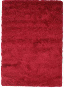 Shaggy Sadeh 140X200 Small Red Plain (Single Colored) Rug