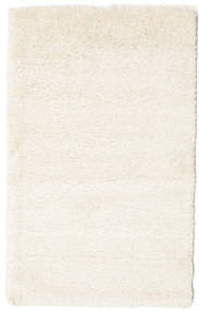 Shaggy Sadeh 100X160 Small Off White Plain (Single Colored) Rug