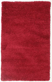Shaggy Sadeh 100X160 Small Red Plain (Single Colored) Rug