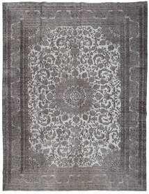  Persian Colored Vintage Rug 291X380 Grey/Dark Grey Carpetvista