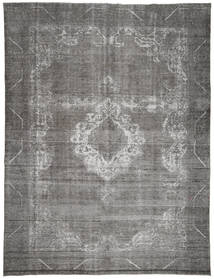  Persian Colored Vintage Rug 290X385 Grey/Dark Grey Carpetvista