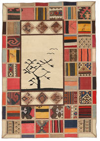 143X205 Kilim Patchwork Rug Modern (Wool, Persia/Iran) Carpetvista