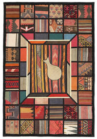  Persischer Kelim Patchwork Teppich 143X205 (Wolle, Persien/Iran)
